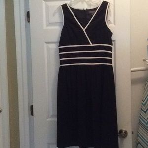 Black/cream liz claiborne dress size 12